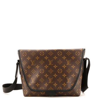 Louis Vuitton Magnetic Messenger Bag Macassar Monogram Canvas