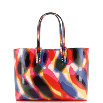 Christian Louboutin Cabata East West Tote Printed Patent Small