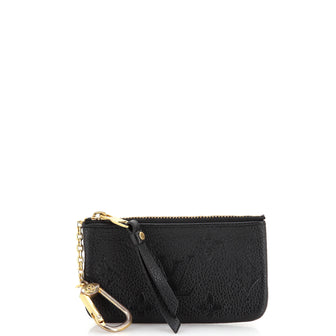 Louis Vuitton Zip Key Pouch Monogram Empreinte Leather