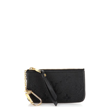 Louis Vuitton Zip Key Pouch Monogram Empreinte Leather