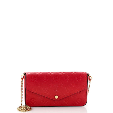 Louis Vuitton Felicie Pochette Monogram Empreinte Leather