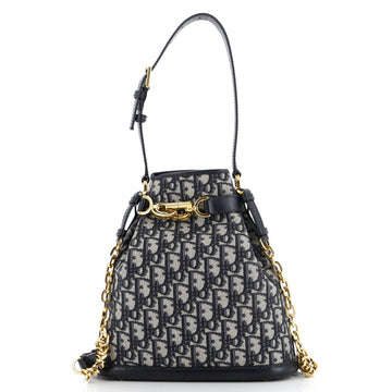 Christian Dior C'est Bucket Bag Oblique Canvas Medium