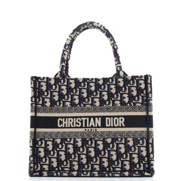 Christian Dior Book Tote Oblique Canvas Small