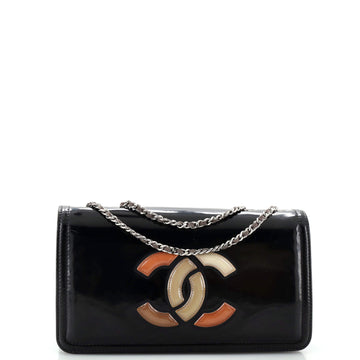 Chanel Lipstick Flap Bag Patent Vinyl Small
