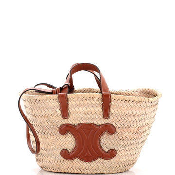 Celine Triomphe Basket Shoulder Bag Teen