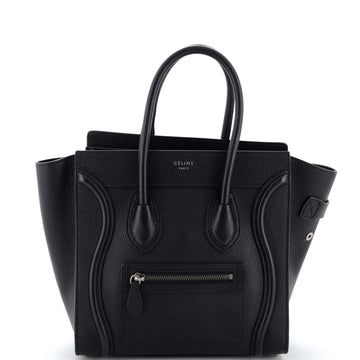 Celine Luggage Bag Grainy Leather Micro