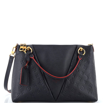 Louis Vuitton V Tote Monogram Empreinte Leather MM