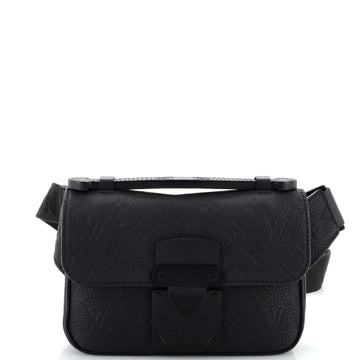 Louis Vuitton S Lock Sling Bag Monogram Taurillon Leather