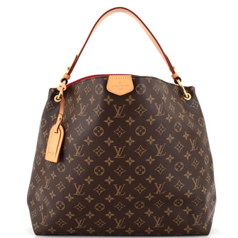 Louis Vuitton Graceful Handbag Monogram Canvas MM