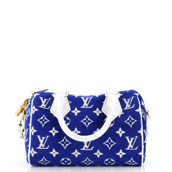 Louis Vuitton Speedy Bandouliere Bag LV Match Monogram Jacquard Velvet 20
