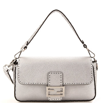 Fendi Selleria Baguette NM Bag Leather Medium