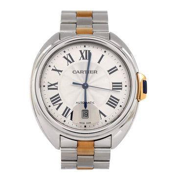 Cartier Cle de Cartier Automatic Watch Stainless Steel and Rose Gold 40