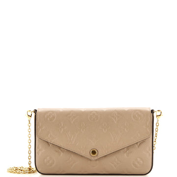 Louis Vuitton Felicie Pochette Monogram Empreinte Leather