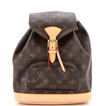 Louis Vuitton Vintage Montsouris Backpack Monogram Canvas MM