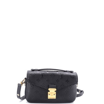 Louis Vuitton Pochette Metis Monogram Empreinte Leather East West