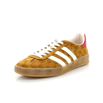 Gucci x Adidas Women's Gazelle Sneakers GG Canvas