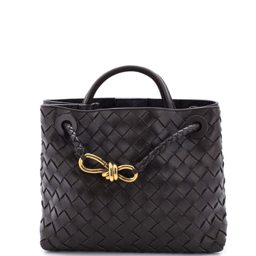 Bottega Veneta Andiamo Top Handle Bag Intrecciato Nappa Small