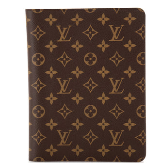 Louis Vuitton Desk Agenda Cover Monogram Canvas
