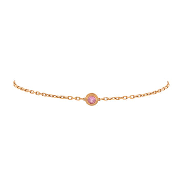Cartier D'Amour Bracelet 18K Rose Gold with Pink Sapphire