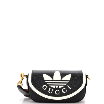 Gucci x adidas Flap Shoulder Bag Leather Mini