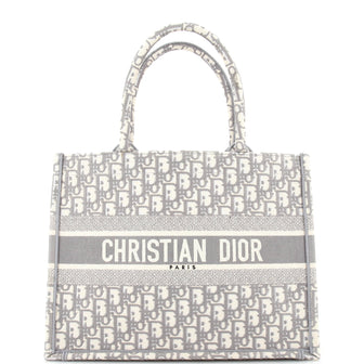 Christian Dior Book Tote Oblique Canvas Medium
