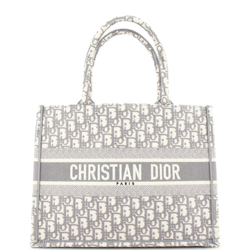 Christian Dior Book Tote Oblique Canvas Medium
