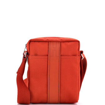 Hermes Acapulco Messenger Toile with Leather