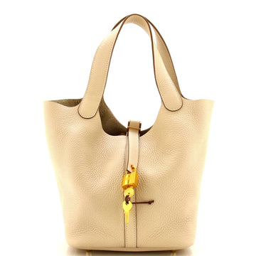 Hermes Picotin Lock Bag Clemence MM
