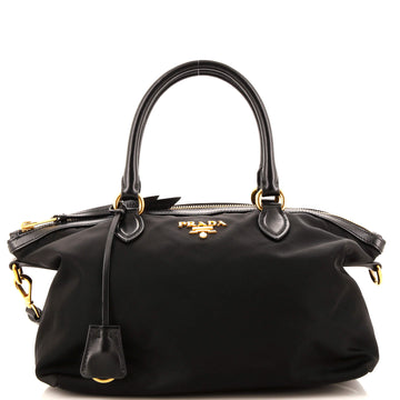 Prada Convertible Zip Tote Tessuto Small