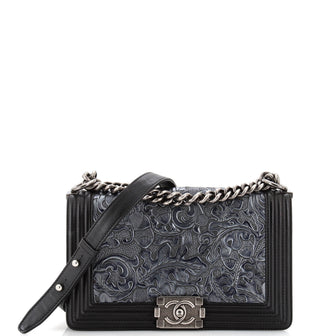 Chanel Cordoba Boy Flap Bag Leather Old Medium