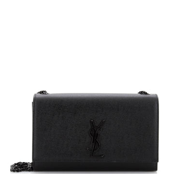 Saint Laurent Classic Monogram Crossbody Bag Grainy Leather Large