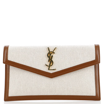 Saint Laurent Uptown Pouch Canvas