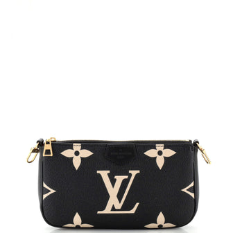 Louis Vuitton Multi Pochette Accessoires Pouch Monogram Empreinte Giant Small