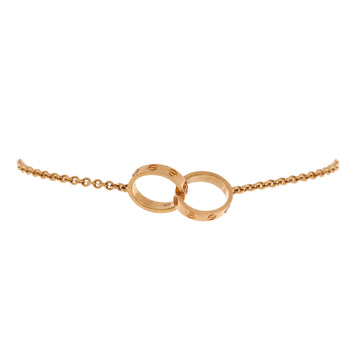 Cartier Love Interlocking Bracelet 18K Rose Gold