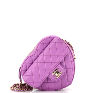 Chanel CC in Love Heart Bag Quilted Lambskin