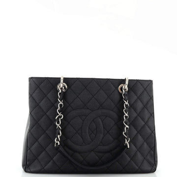 Chanel Grand Shopping Tote Quilted Caviar XL