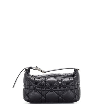 Christian Dior DiorTravel Nomad Pouch Macrocannage Quilt Calfskin Medium
