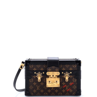Louis Vuitton Petite Malle Handbag Monogram Canvas