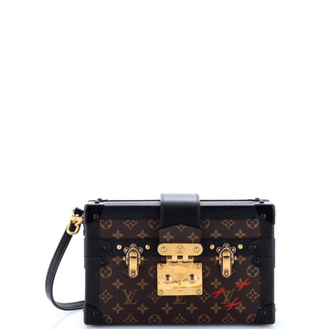 Louis Vuitton Petite Malle Handbag Monogram Canvas