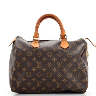Louis Vuitton Speedy Handbag Monogram Canvas 30
