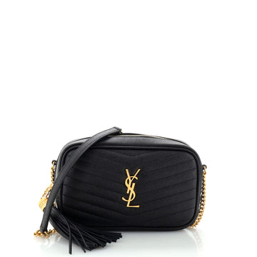 Saint Laurent Lou Camera Bag Matelasse Chevron Leather Mini