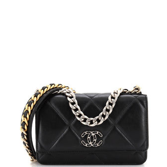 Chanel 19 Wallet on Chain Quilted Goatskin