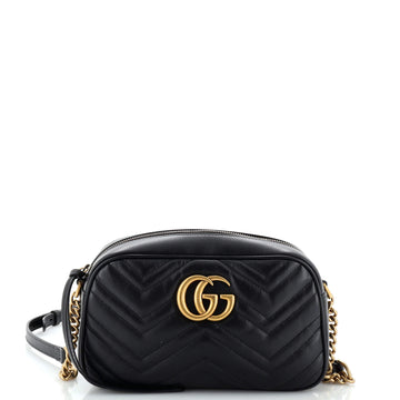 Gucci GG Marmont Shoulder Bag Matelasse Leather Small