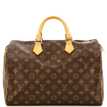 Louis Vuitton Speedy Handbag Monogram Canvas 35