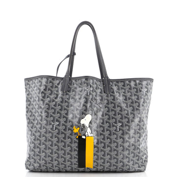 Goyard Saint Louis Tote Snoopy Printed Coated Canvas PM