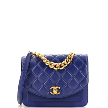 Chanel Chain Handle Flap Bag Quilted Calfskin with Caviar Small