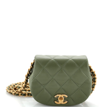 Chanel Coco Mail Clutch with Chain Quilted Calfskin Mini