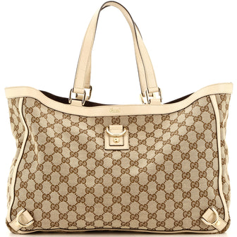 Gucci Abbey D-Ring Tote GG Canvas Large