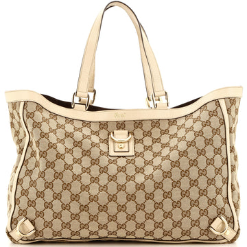 Gucci Abbey D-Ring Tote GG Canvas Large