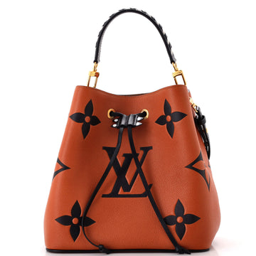 Louis Vuitton NeoNoe Handbag Limited Edition Crafty Monogram Empreinte Giant MM